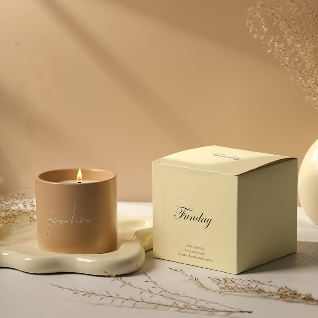 Scented Candles | Deep Forest Spice | in Ceramic Vessel