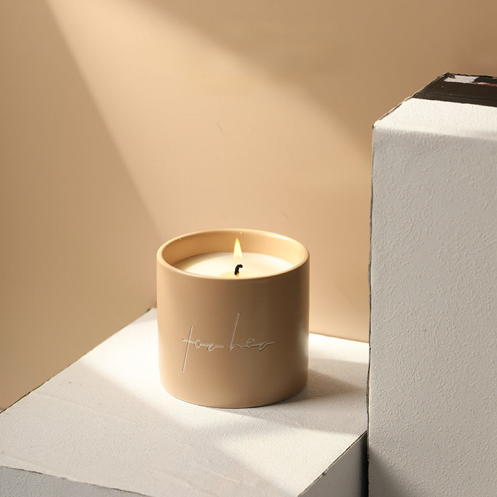 Scented Candles | Deep Forest Spice | in Ceramic Vessel